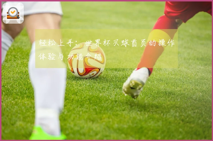 轻松上手:世界杯买球首页的操作体验与功能介绍